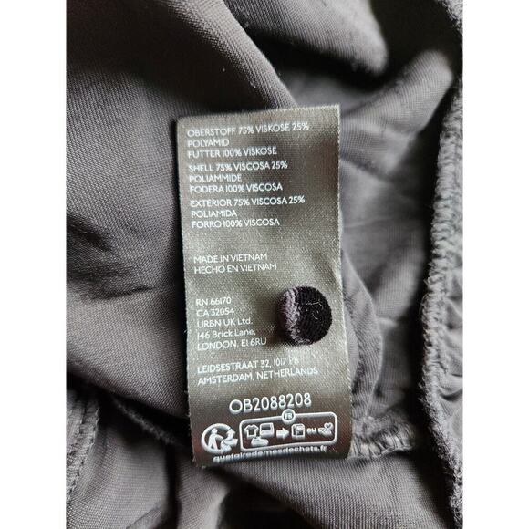 NWT Anthropologie The Somerset Embellished Velvet Halter Mini Dress Sz L #NC502 - Picture 11 of 11